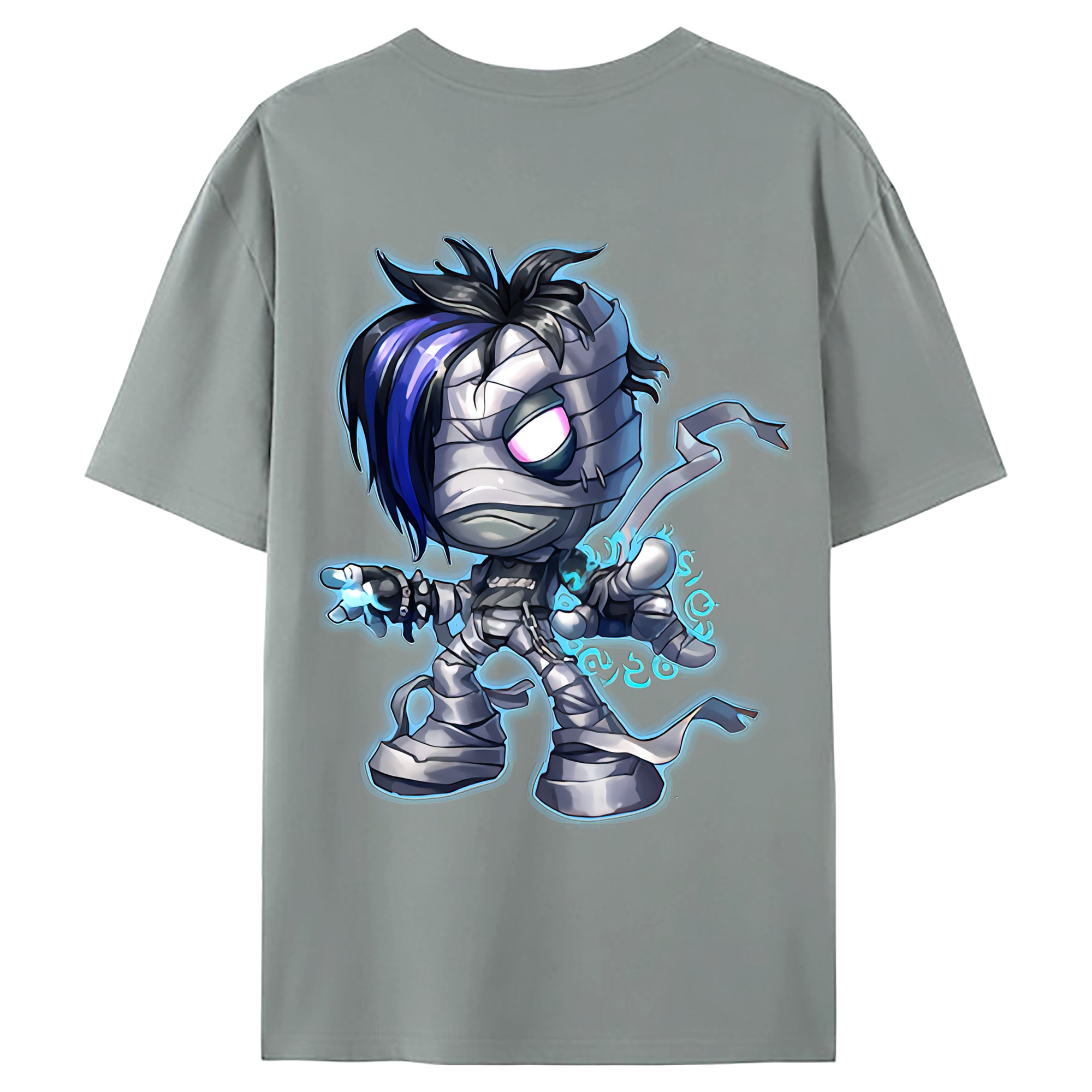 （画像用） リーグ・オブ・レジェンド League of Legends LOL 綿100％ メンズ半袖Tシャツ（バックプリント） 通気性